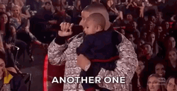 Dj Khaled Carrying Baby In Show Saying Another One GIF