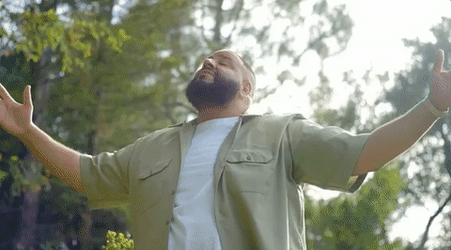 Dj Khaled Dancing Nature Meditation  GIF
