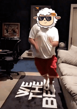 Dj Khaled Dancing Sheep Head Meme GIF