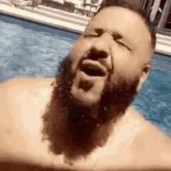 Dj Khaled In The Pool GIF