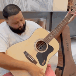 Dj Khaled Playing Guitar