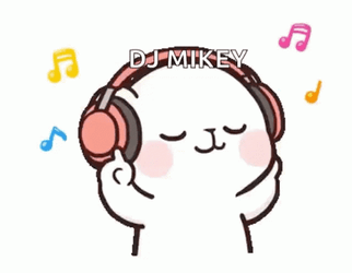 Dj Mikey Headphones GIF