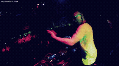 DJ Playing Music With Mynameis Skrillex GIF
