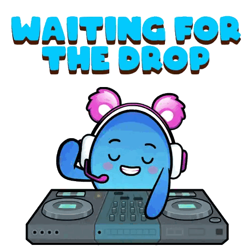 DJ Waiting For Drop Sticker