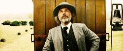 Django Dr King Schultz Thinking GIF