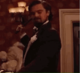 Django Leonardo DiCaprio Sold GIF