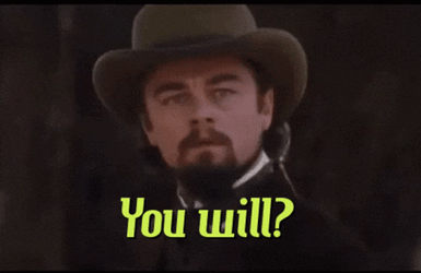Django Leonardo DiCaprio You Will GIF