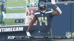 DK Metcalf Body Slams GIF