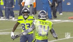 DK Metcalf Jumps High  GIF