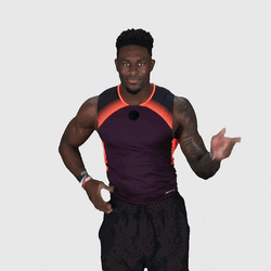 DK Metcalf Salsa Dance GIF