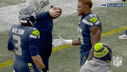 DK Metcalf Shakes Hand GIF