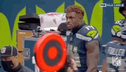 DK Metcalf Shouting GIF