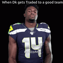DK Metcalf Thumbs Up GIF