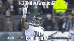 DK Metcalf Waving To Fans GIF