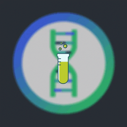 DNA Double Helix Test Tube GIF