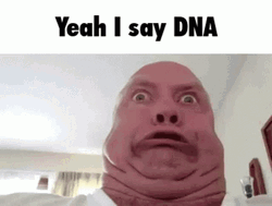 DNA Many Chins Bald Man Yeah I Say GIF