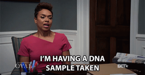 DNA Sample Taken Gillian White GIF