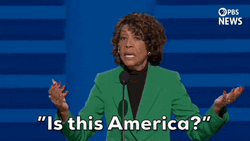Dnc Representative Maxine Waters Is This America GIF