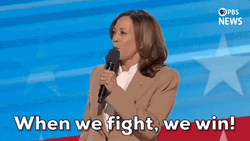 Dnc Vice President Kamala Harris We Win GIF