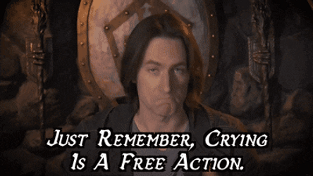 DND Crying Is A Free Action GIF