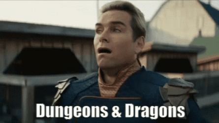 DND Dungeons & Dragons Homelander GIF