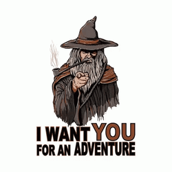 DND Wizard Wants You For An Adventure GIF