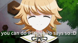 Do It Do It Danganronpa Anime Chihiro Fujisaki  GIF