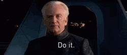 Do It Do It Star Wars Chancellor Palpatine GIF