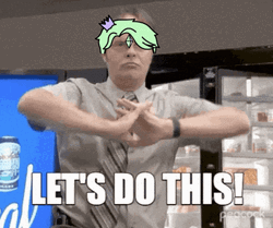 Do It Let's Do This Guy Stretching Arms GIF