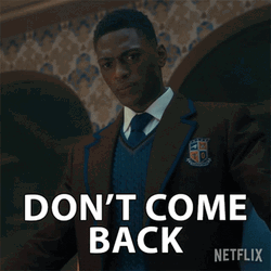 Do Not Come Back Marcus Hargreeves GIF