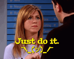 Do Or Do Not There Is No Try Jennifer Aniston GIF