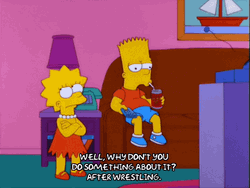 Do Something Bart Simpson GIF