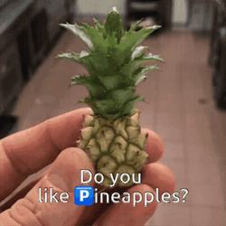 Do You Like Pineapple Mini  GIF