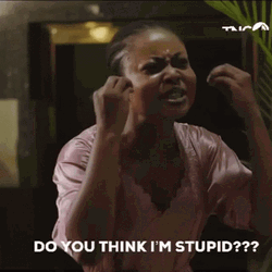 Do You Think Im Stupid Angry Lady GIF