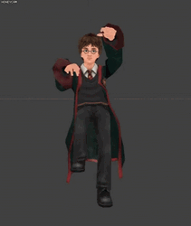 Dobby Master Cartoon Harry Potter Dancing GIF