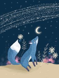 Dobranoc Fox Sweet Dreams GIF