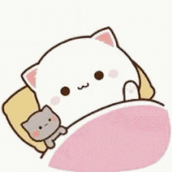 Dobranoc Peach Going To Sleep GIF