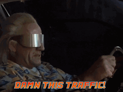 Doc Brown Traffic GIF