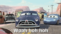 Doc Hudson Cars Movie GIF