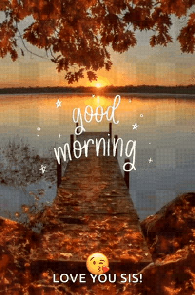 Dock Good Morning Love You Sis GIF