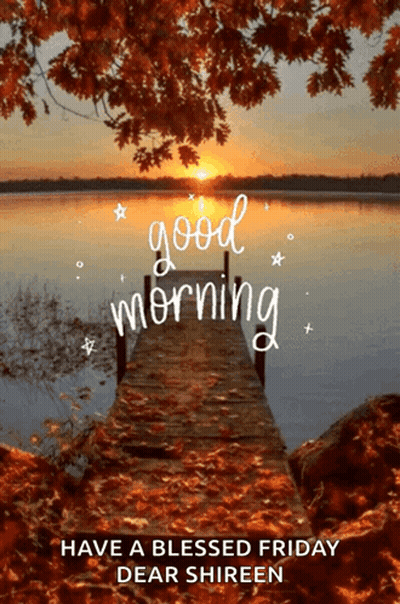 Dock With Good Morning Have A Blessed Friday GIF