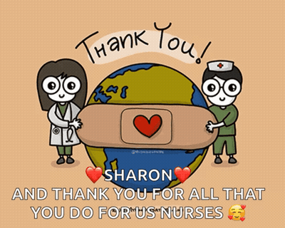 Doctor And Nurse Saying Thank You Sharon GIF