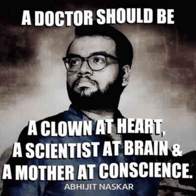 Doctor As Clown Scientist And Mother Poster GIF