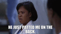 Doctor Bailey Grey's Anatomy Pat On The Back GIF