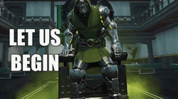 Doctor Doom Let Them Begin The Fight GIF
