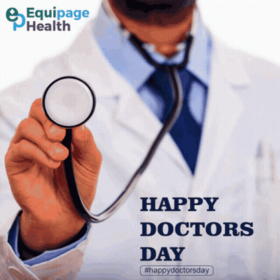 Doctor Holding Stethoscope Happy Doctors Day GIF