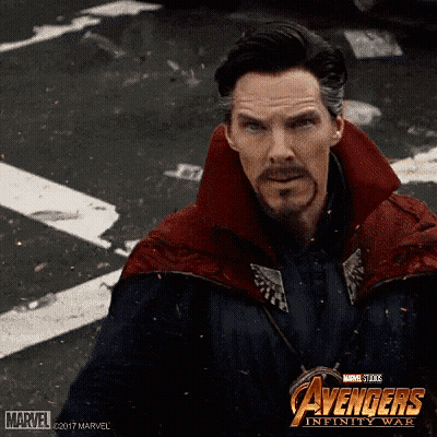 Doctor Strange In Avengers Infinity War Standing GIF