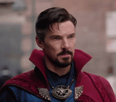 Doctor Strange Reaching Hand In Avengers Infinity War GIF
