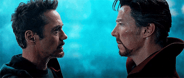Doctor Strange Tony Stark Ironstrange GIF