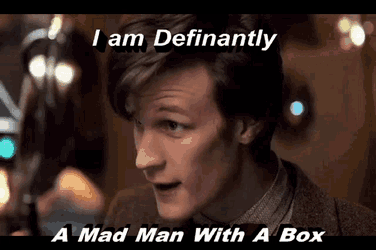 Doctor Who Mad GIF